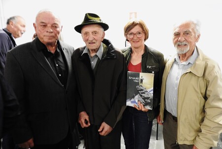 Župan Franc Čebulj v pogovoru z  Ivanom  Jenkom s Pšate
